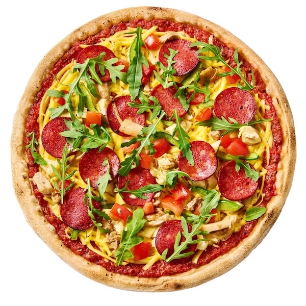 Pizza Salami Vegana